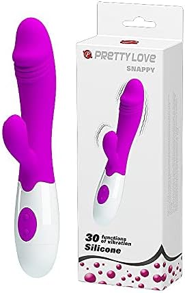 Vibrador e Estimulador Multivelocidade Recarregável Silicone PRETTYLOVE Snappy
