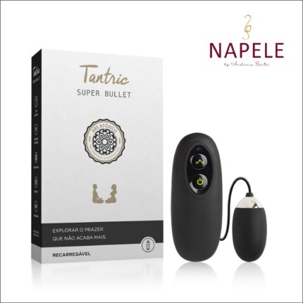 Vibrador e Estimulador Multivelocidade Recarregável Tantric Super Bullet